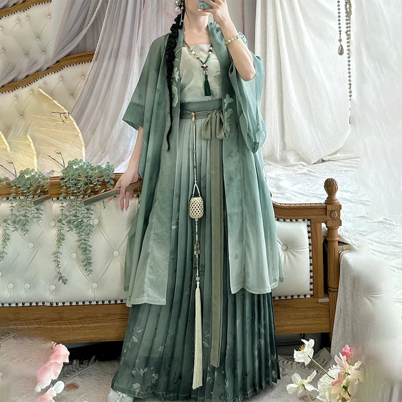 hanfu-manteau-long-robe-jupe-vert