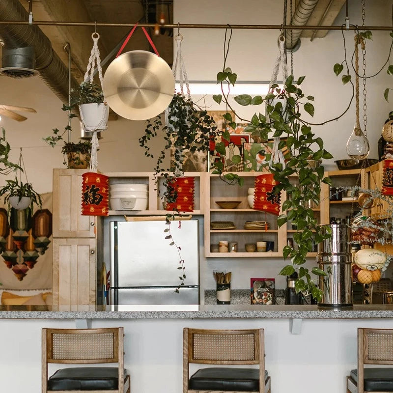 gong-chinois-suspendu-cordes