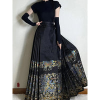 Robe Chinoise Traditionnelle Noire
