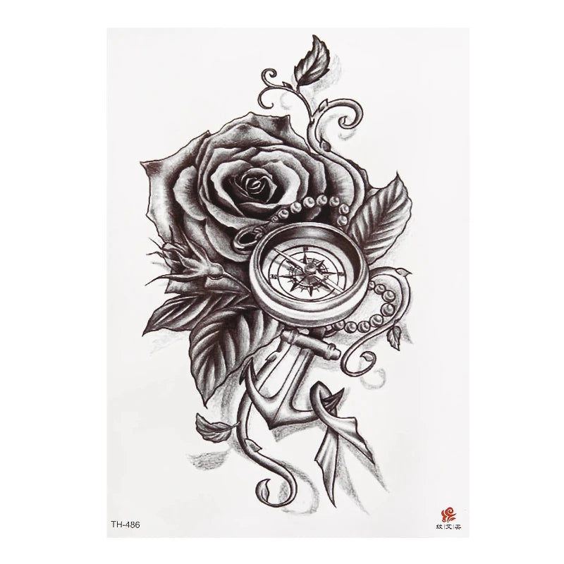 tatouage-chinois-motif-floral