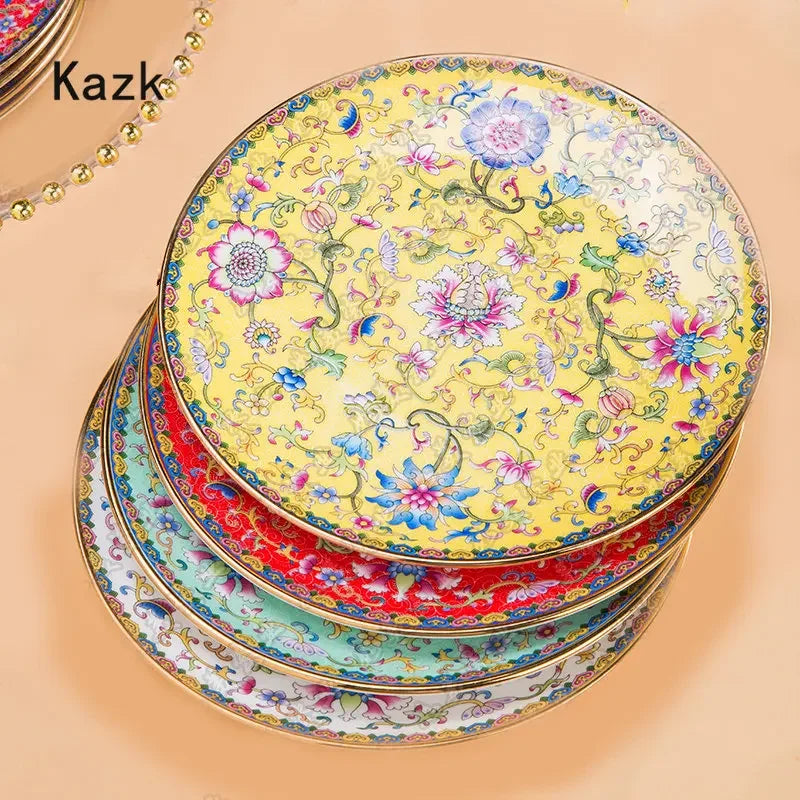 assiettes-chinoises-maill-e-fleur