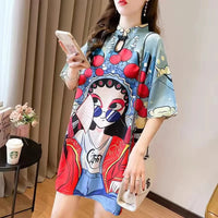 robe-cheongsam-imprim-e-manches-longues