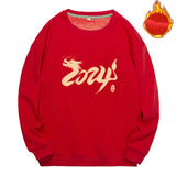 pull-chinois-imprim-dragon-col-rond