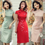 cheongsam-robe-longue-soie-dentelle