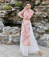 tenue-chinoise-robe-fluide-fente