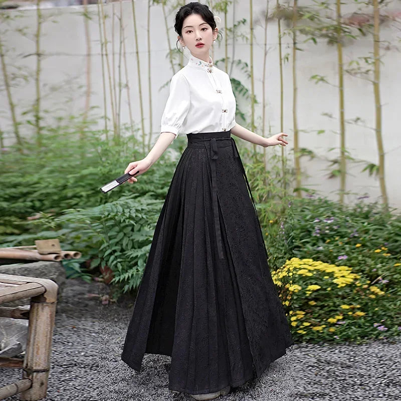 robe-chinoise-vintage-plisse