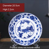 assiettes-chinoises-motif-fleuri
