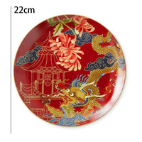assiettes-chinoises-dragon-phoenix