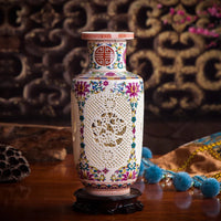 vase-chinois-cloisonne-bleu
