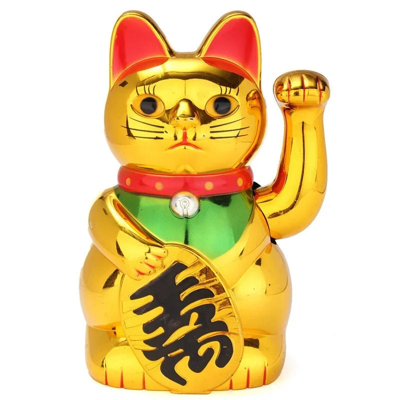 porte-bonheur-chat-chinois-or-classique