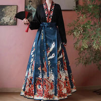 hanfu-femme-chemisier-jupe-pliss-e
