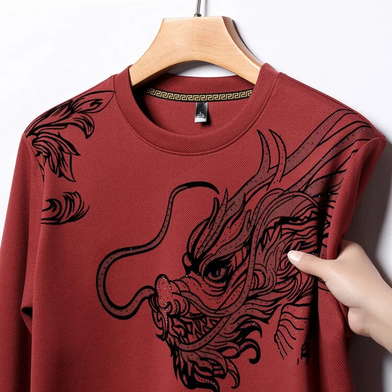 pull-chinois-col-rond-imprim-dragon