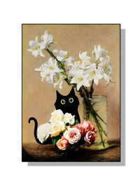tableau-chinois-chat-noir