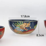 assiettes-chinoises-dragon-phoenix