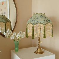 abat-jour-chinois-luxueux-bambou-pompons-verts