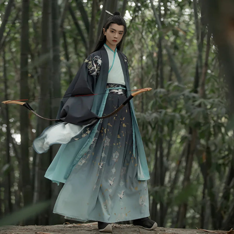 hanfu-homme-archers-anciens