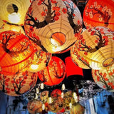 Abat Jour Chinois Papier Ronde 
