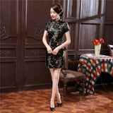 cheongsam-robe-courte-dragon