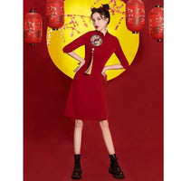 robe-cheongsam-imprim-court-slim