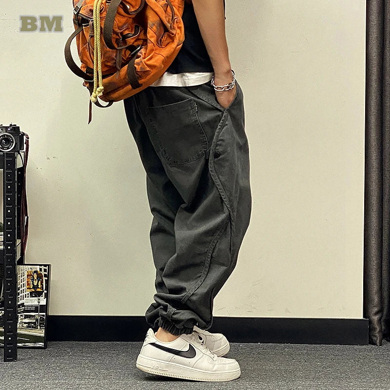 pantalon-chinois-homme-cargo-oversize