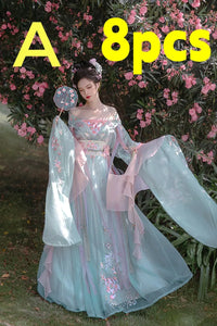 hanfu-robe-brod-e-manches-larges