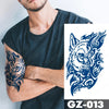 tatouage-dragon-chinois-totem-bleu