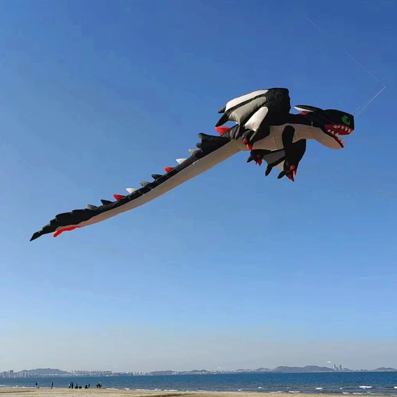 cerfs-volants-chinois-dragon-noir