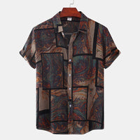 chemises-chinoises-hommes-imprim-fleurs