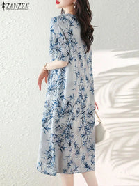 cheongsam-robe-fleurs-mi-longue