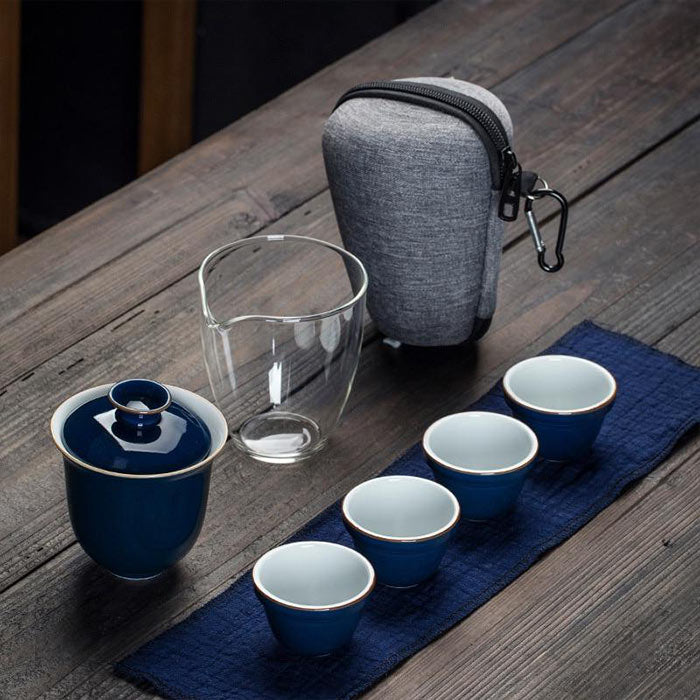 Service à Thé Chinois En Porcelaine Fine