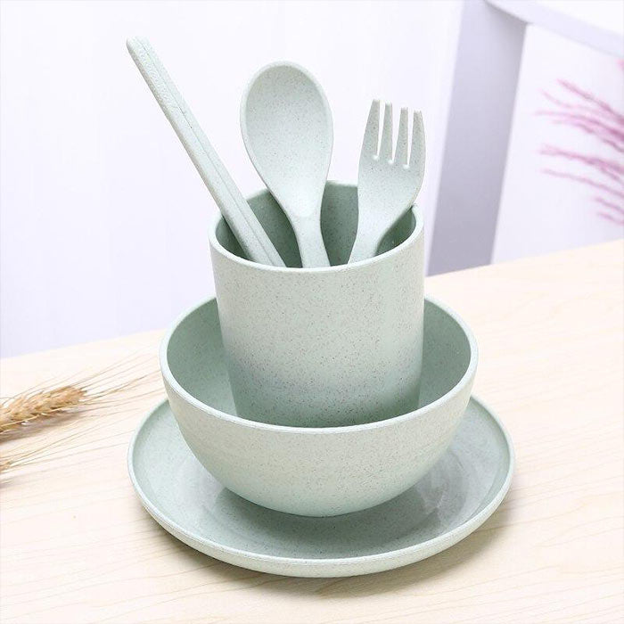 set-bol-chinois-service-de-table-vert