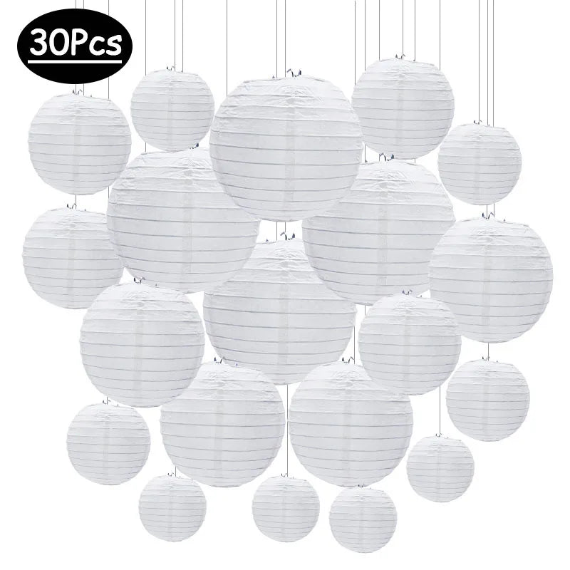 boules-chinoises-papier-rondes-blanches