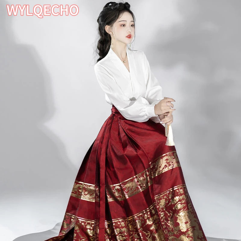 hanfu-robe-dynastie-ming-cheval