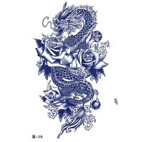 tatouage-dragon-chinois-noir-et-blanc