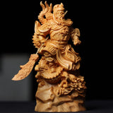 figurine-chinoise-bois-guan-gong