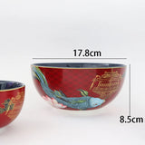 assiettes-chinoises-dragon-phoenix