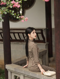 robe-chinoise-tartan