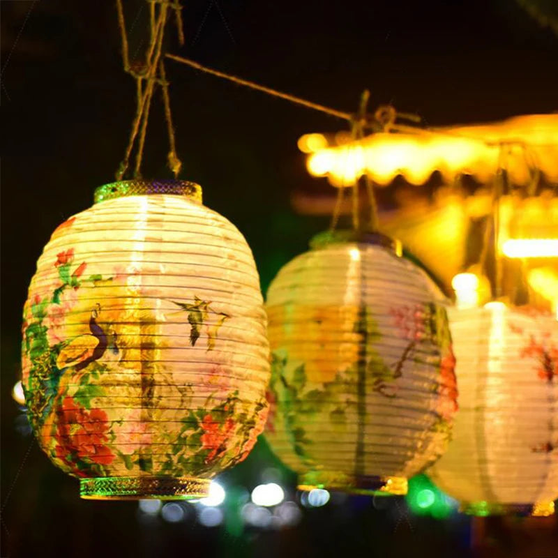 abat-jour-chinois-style-floral-encre-impermeable