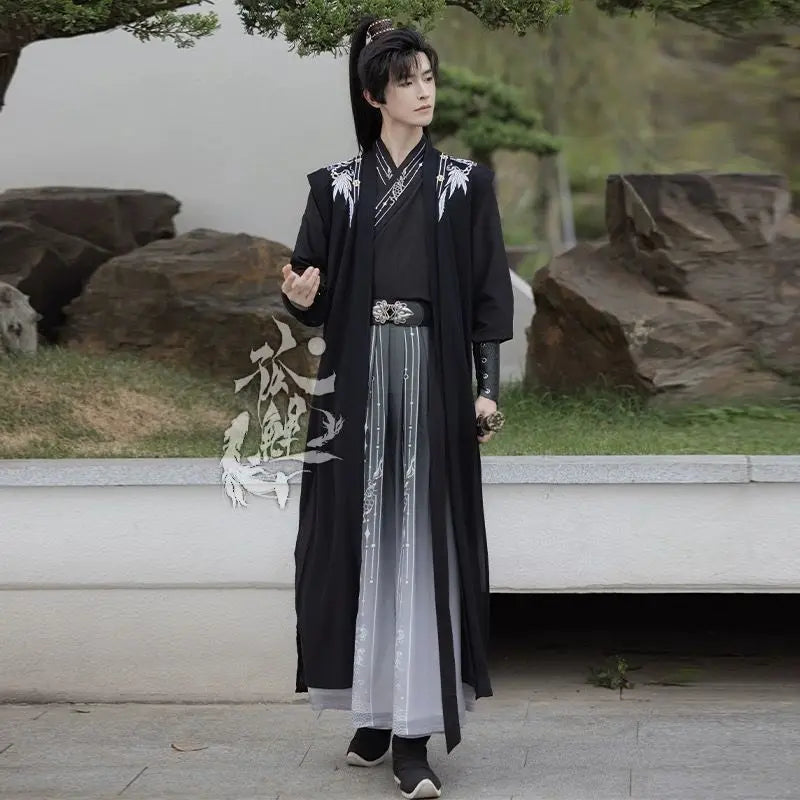 hanfu-tenue-noire-brod-e