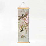 tableau-chinois-oiseau-et-fleurs