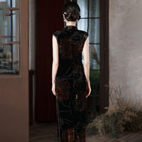 robe-chinoise-velours-sans-manches