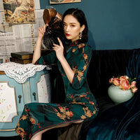robe-chinoise-vert-emeraude
