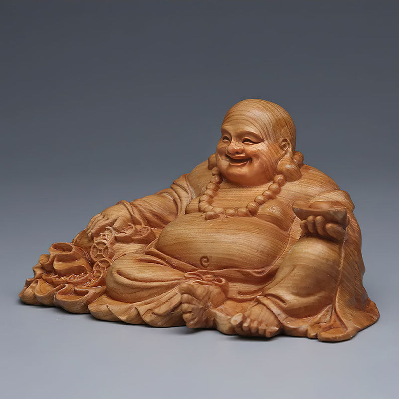 statue-bouddha-chinois-bois