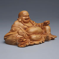 statue-bouddha-chinois-bois