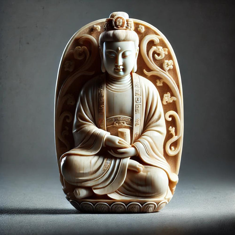 Statuette Chinoise Ancienne en Ivoire