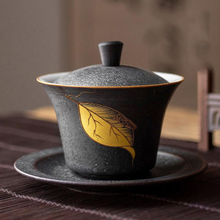 Tasse à Café Chinoise Avec Couvercle