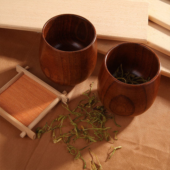 Tasse Chinoise Ancienne en Bois