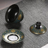 Tasses Chinoises En Porcelaine Noire