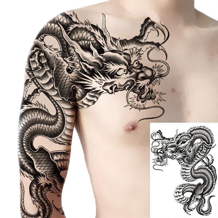 tatouage-3d-chinois-dragon