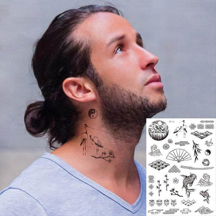 Tatouage Visage Chinois